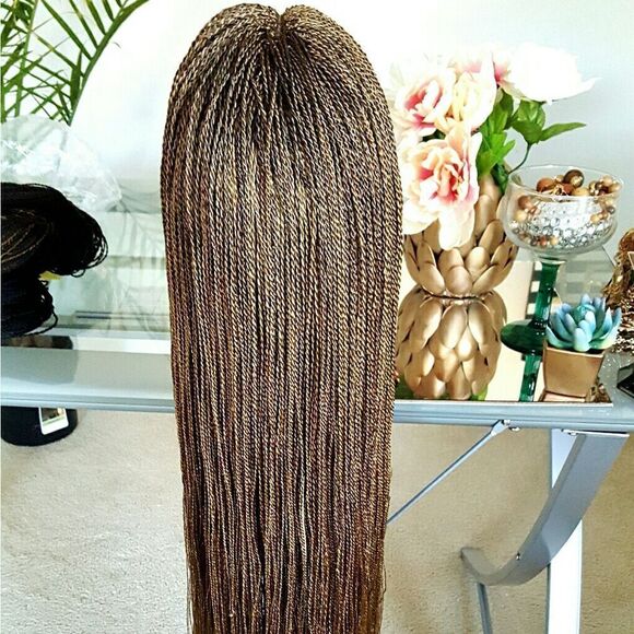 Braided wig with lace part main image 5